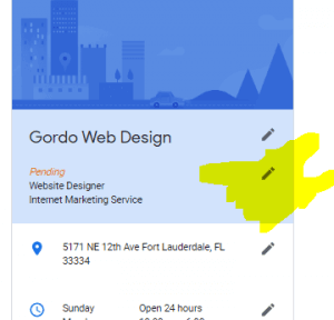 - Google Local Business Knowledge Panel Not Showing try this trick by gordo web design screen shot 300x288